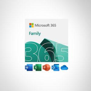 MICROSOFT OFFICE 365 FAMILY (1 LICENSE DOWNLOAD 6GQ-00083)